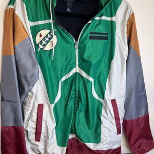 Star Wars ThinkGeek “Boba Fett” windbreaker Size Large